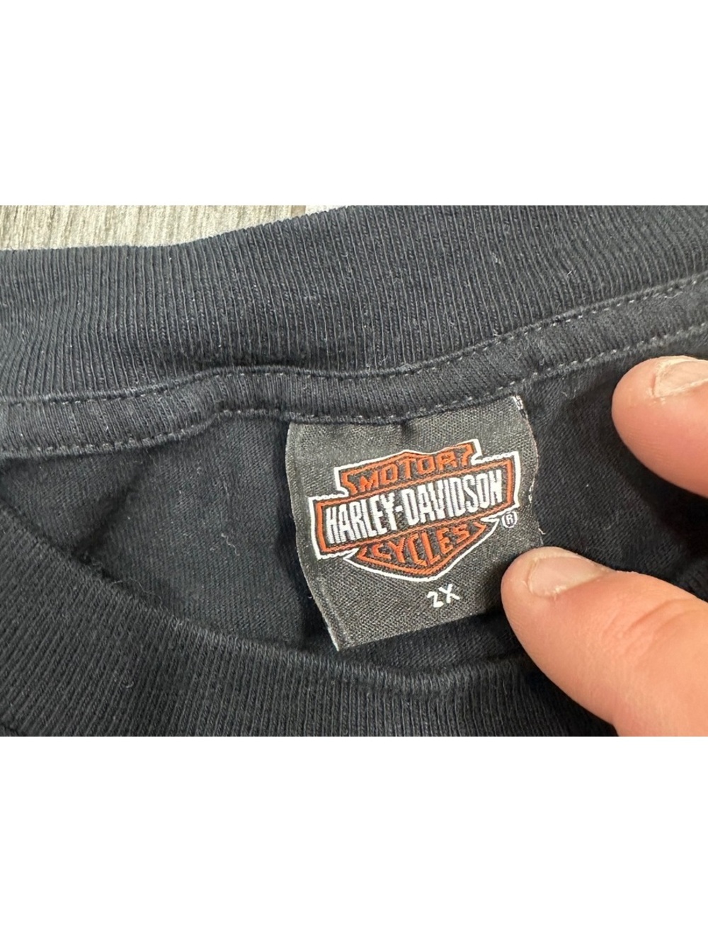 Harley-Davidson 2XL Black Graphic T-Shirt Woodstock New York - Picture 4 of 5